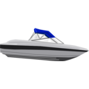 download Speed Boat clipart image with 0 hue color