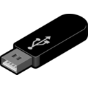 download Usb Thumb Drive 4 clipart image with 0 hue color