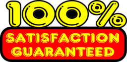 Satisfaction Guaranteed Vector Sticker