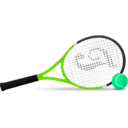download Tennis clipart image with 90 hue color