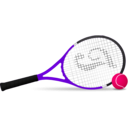 download Tennis clipart image with 270 hue color