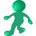 download Walking clipart image with 315 hue color