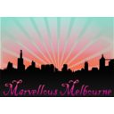 download Marvellouse Melbourne clipart image with 315 hue color
