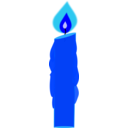 download Candle Candles clipart image with 180 hue color