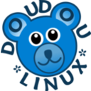 download Doudoulinux Logo Operating System Fun And Accessible For Kids From 2 To 12 Years Old clipart image with 180 hue color
