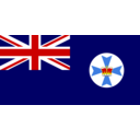 download Flag Of Queensland Australia clipart image with 0 hue color