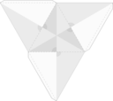 Tetrahedron Net Tetraeder Netz