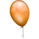 download Balloon Orange Aj clipart image with 0 hue color