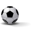 download Real Soccer Ball clipart image with 180 hue color