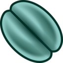 download Bean clipart image with 135 hue color