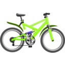download Blue Bike clipart image with 225 hue color