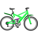 download Blue Bike clipart image with 270 hue color