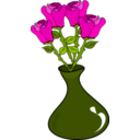 download Freehand Roses clipart image with 315 hue color