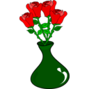 download Freehand Roses clipart image with 0 hue color