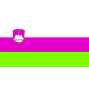 download Flag Of Slovenia clipart image with 90 hue color