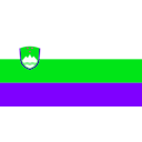 download Flag Of Slovenia clipart image with 270 hue color