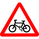 download Roadsign Cycle Route clipart image with 0 hue color