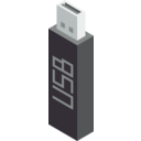 download Cm Isometric Pendrive clipart image with 90 hue color