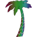 download Palm Icon clipart image with 135 hue color