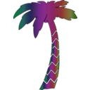 download Palm Icon clipart image with 315 hue color