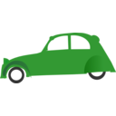 download Two Horsepower 2cv clipart image with 270 hue color