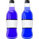 download Bottles clipart image with 180 hue color