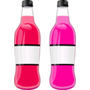 download Bottles clipart image with 270 hue color