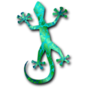 download Gecko 3 clipart image with 90 hue color