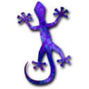 download Gecko 3 clipart image with 180 hue color