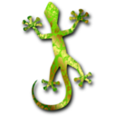 download Gecko 3 clipart image with 0 hue color