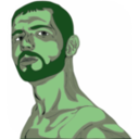 download Muscular Guy clipart image with 90 hue color
