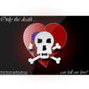 download Only The Death Can Kill Our Love clipart image with 0 hue color