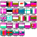 download Flags Of Europe clipart image with 315 hue color