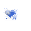 download Bloody Heart clipart image with 225 hue color