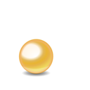 download Golden Ball clipart image with 0 hue color