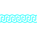 download Double Hook Meander clipart image with 180 hue color