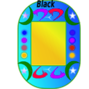 download Mirror clipart image with 225 hue color