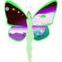download Butterfly Life clipart image with 90 hue color