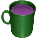 download Coffee Mug clipart image with 270 hue color