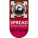 download Get Som Spread Open Media clipart image with 135 hue color