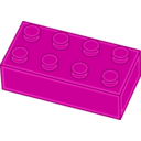 download Red Lego Brick clipart image with 315 hue color