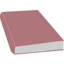 download Closed Book 01 clipart image with 180 hue color
