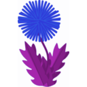 download Flower Dandelion clipart image with 180 hue color