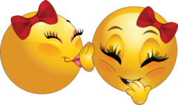 Girl Talk Smiley Emoticon