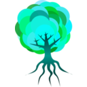 download Simple Tree 3 clipart image with 135 hue color