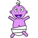 download Happy Baby clipart image with 270 hue color