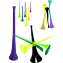 download More Vuvuzelas clipart image with 45 hue color