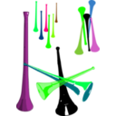 download More Vuvuzelas clipart image with 90 hue color