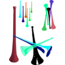 download More Vuvuzelas clipart image with 135 hue color