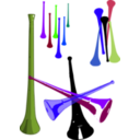 download More Vuvuzelas clipart image with 225 hue color